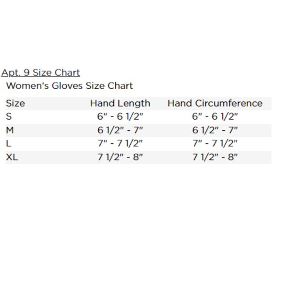 APT. 9 Commuter (Wind Resistant) Glove, Size L/XL - Black Women's - Picture 11 of 11